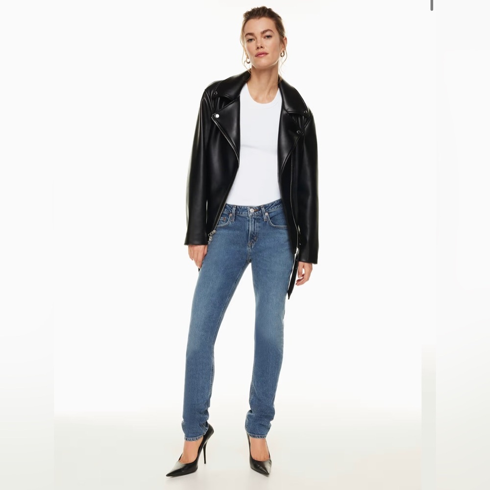NWT Agolde Devon Low Rise Stacked Stovepipe Jeans Aritzia